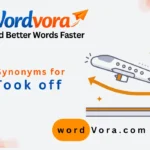 synonym for took off