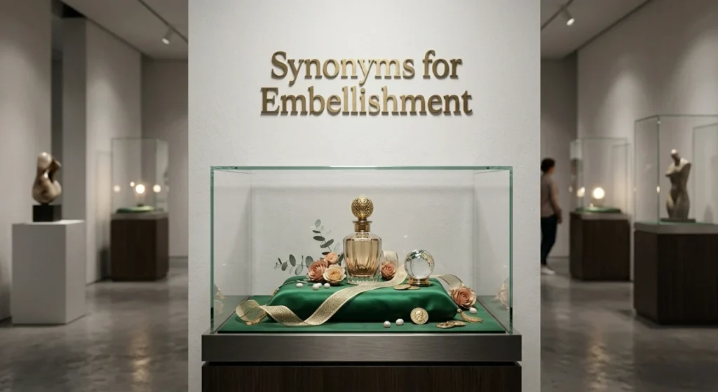 A thing used to make something look more attractive on display