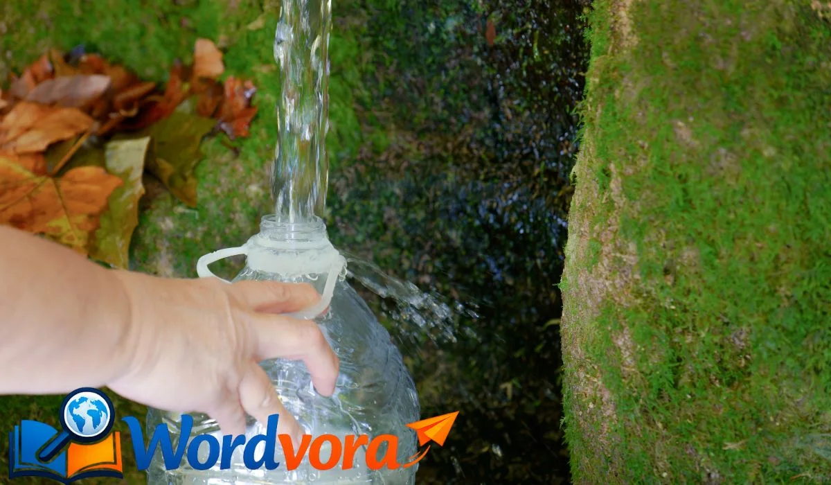 Filled or saturated with water to the point of being heavy.