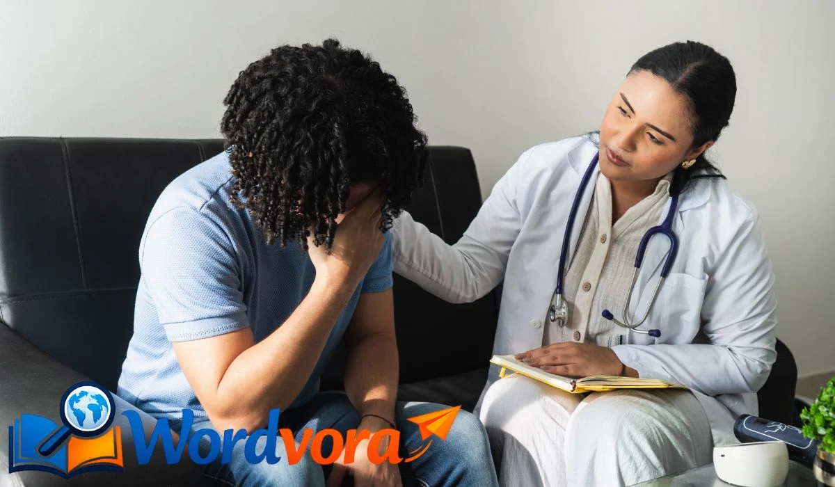 Mental suffering or prolonged worrying over a difficult choice.