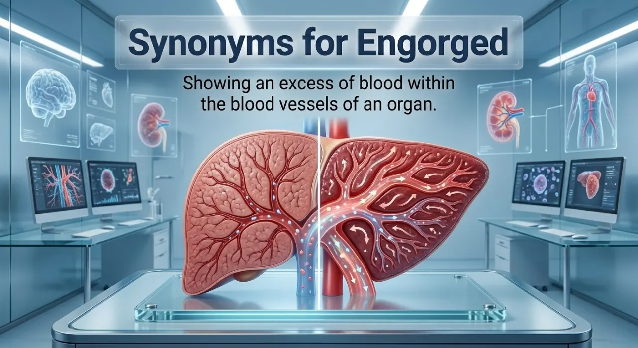 Showing an excess of blood within the blood vessels of an organ.