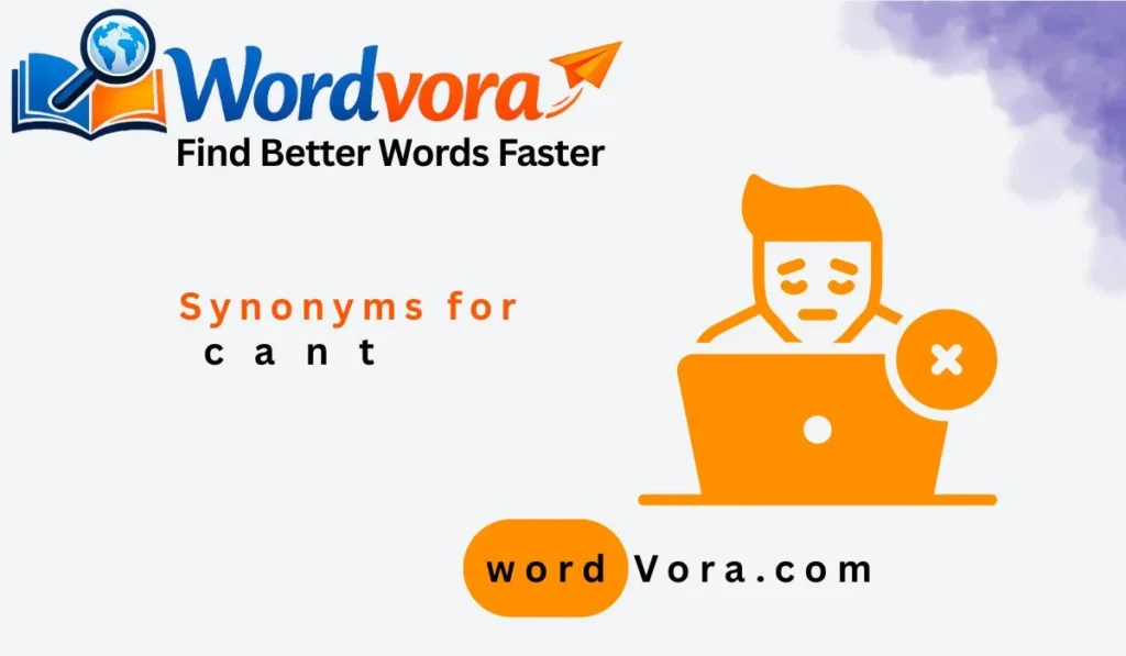 synonyms for cant