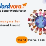 synonyms for centered around