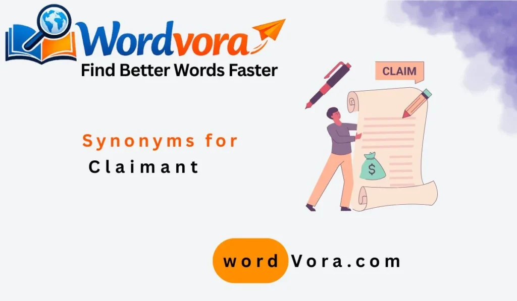 synonyms for claimant