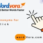 synonyms for click