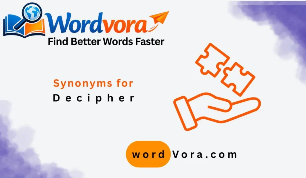 synonyms for decipher