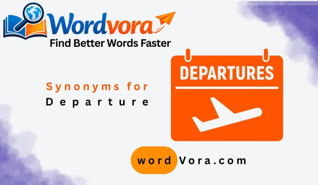 synonyms for departure