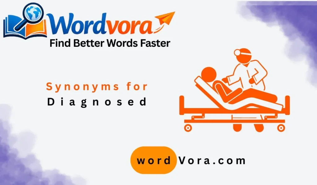 synonyms for diagnosed