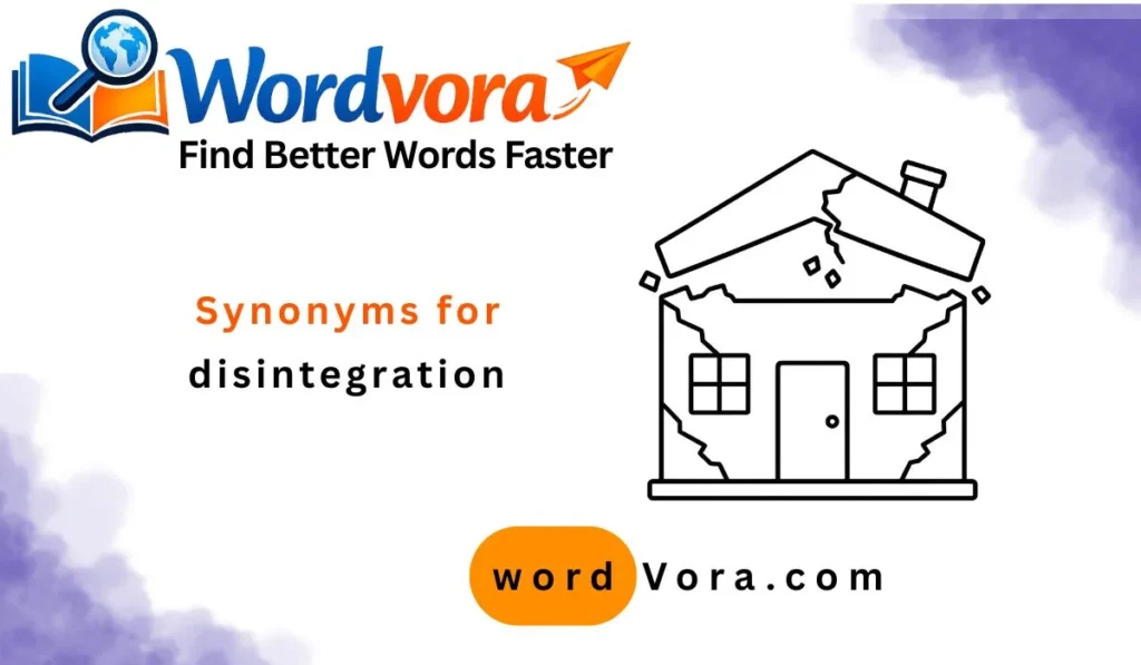 synonyms for disintegration