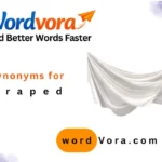 synonyms for draped