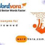 synonyms for drowned