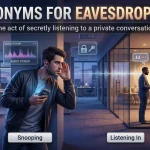 synonyms for eavesdropping
