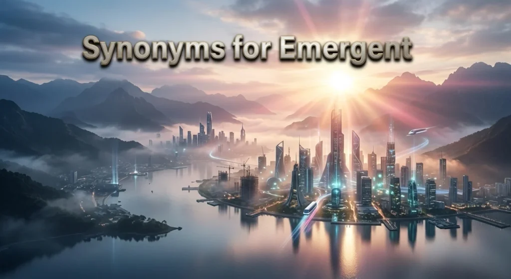 synonyms for emergent