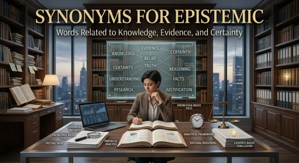 synonyms for epistemic