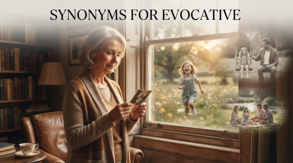 synonyms for evocative