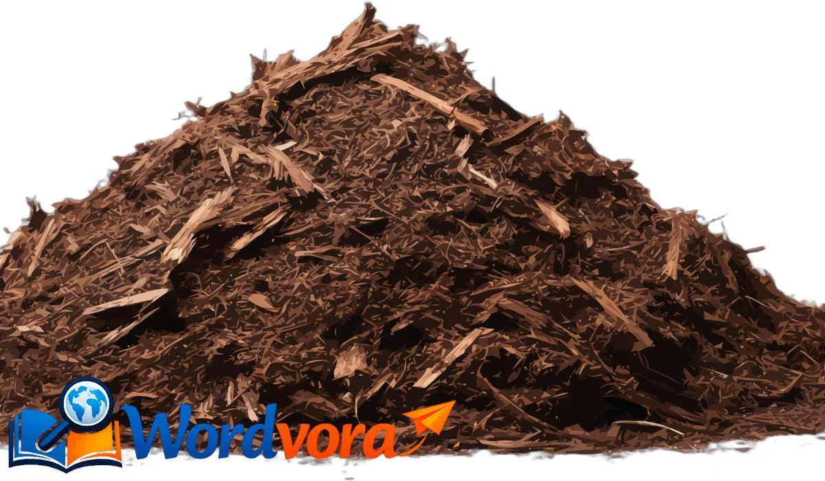 The process of rotting or breaking down organic matter into simpler forms.
