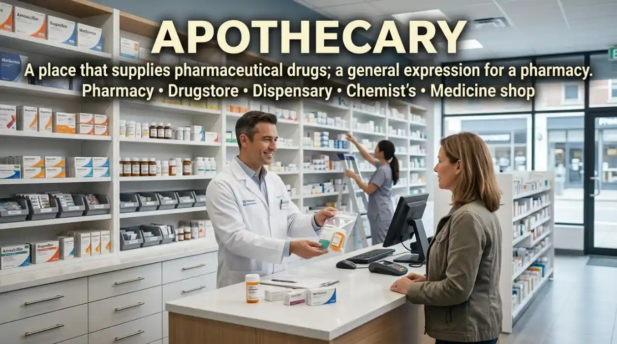 A general expression for a place supplying pharmaceutical drugs