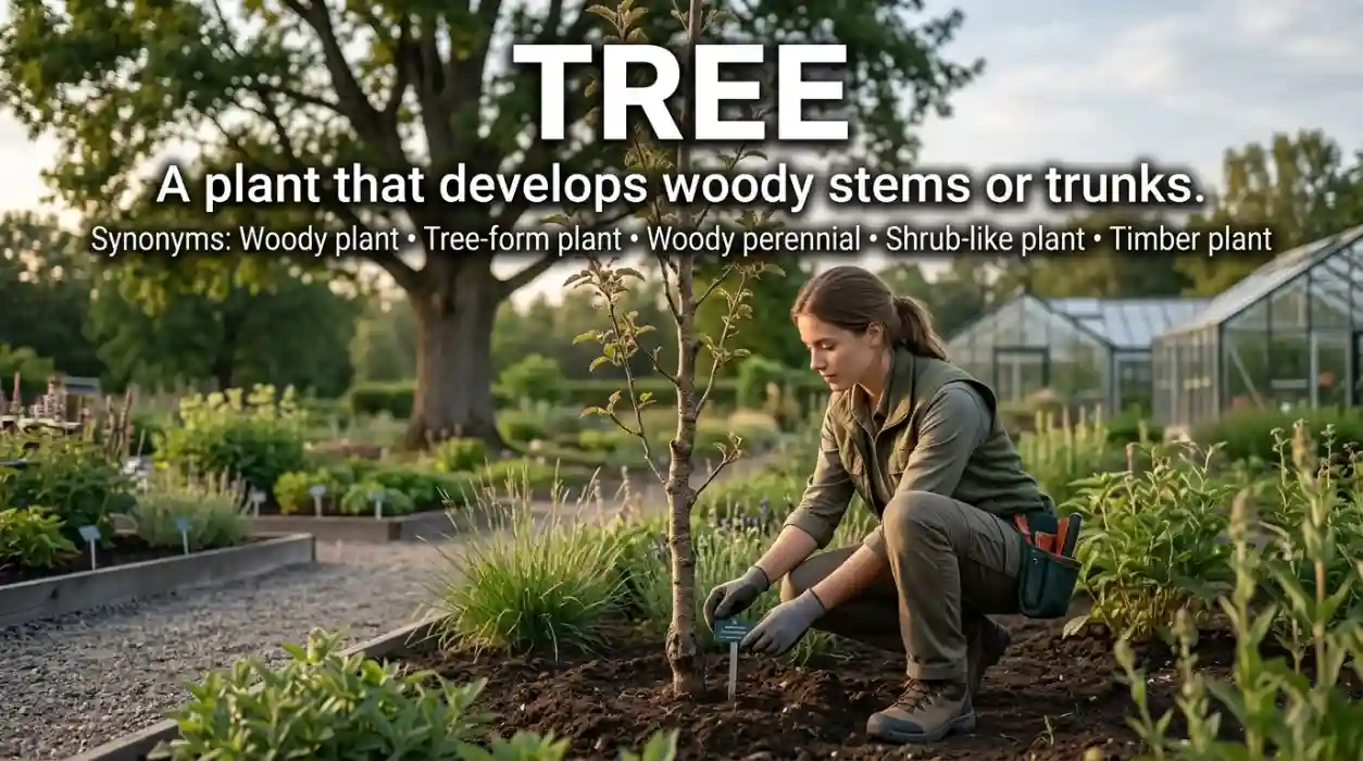 A plant that develops woody stems or trunks.