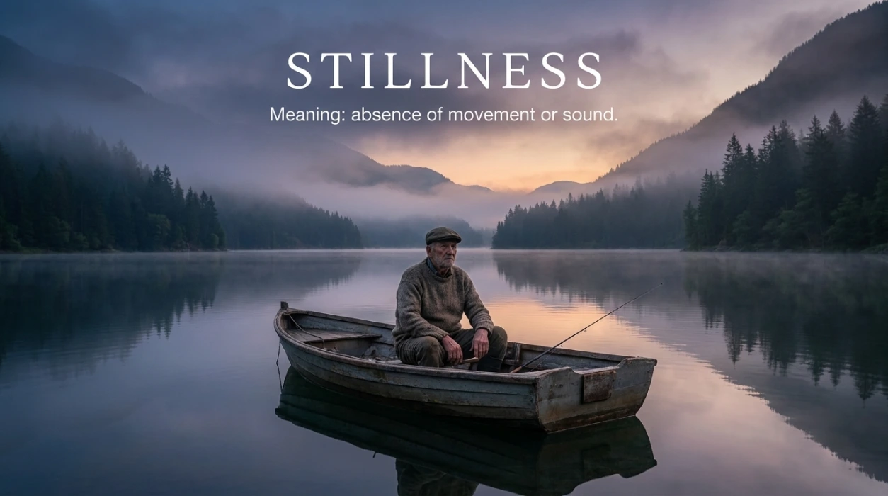 Absence of movement or sound