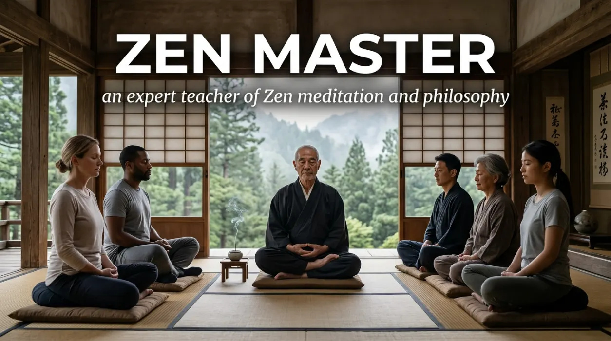 An expert teacher of Zen meditation and philosophy