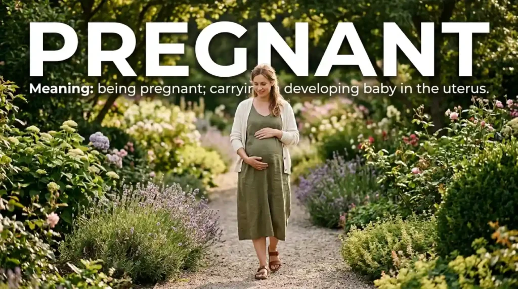 Being pregnant.