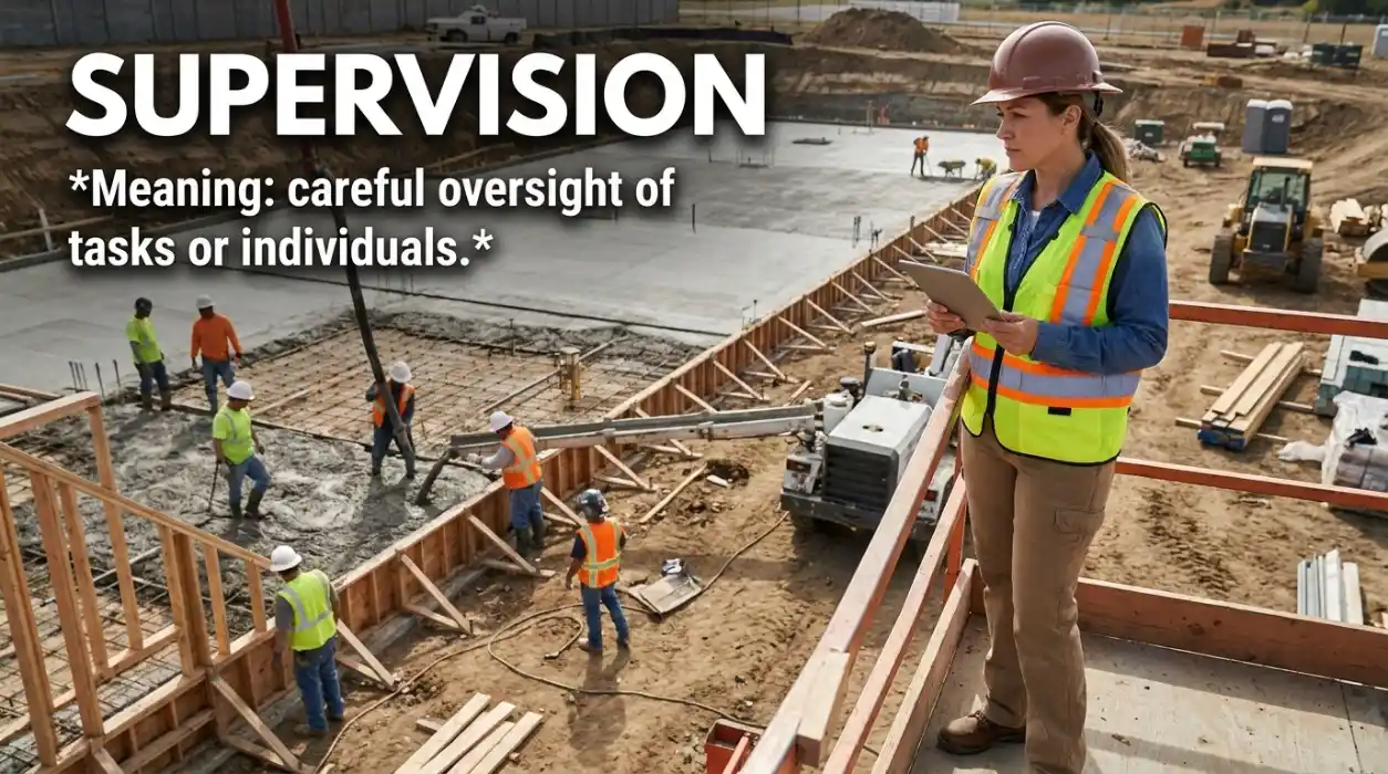 Careful oversight of tasks or individuals.