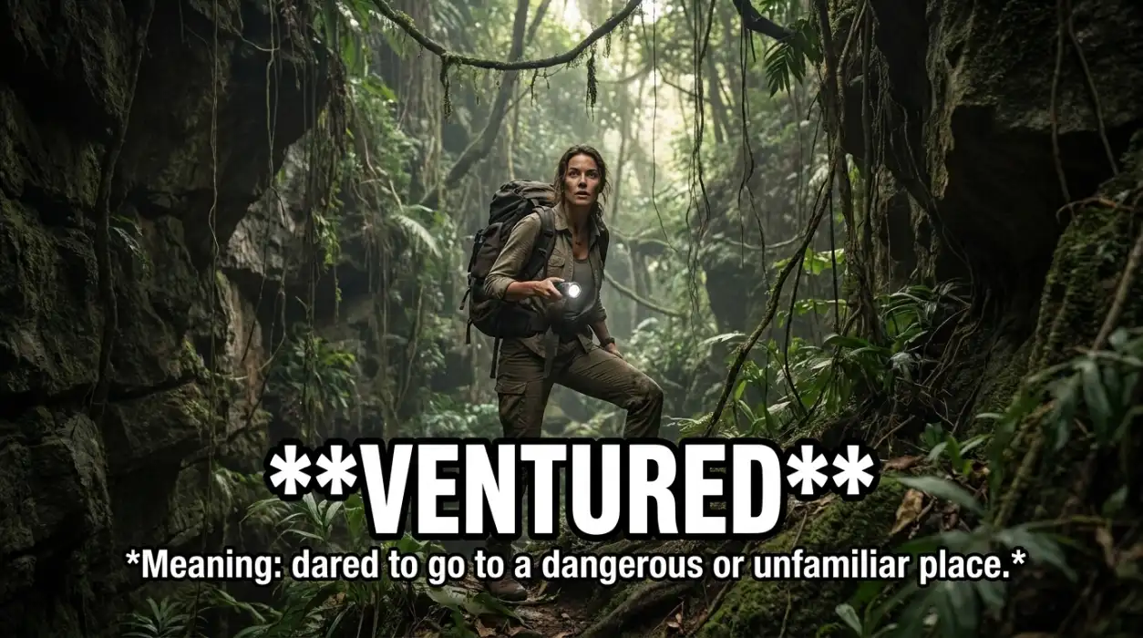 Dared to go to a dangerous or unfamiliar place.