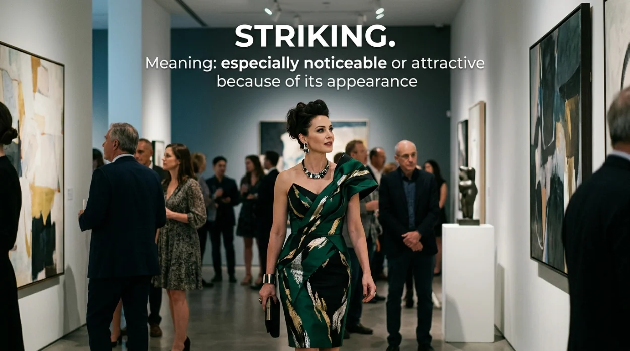 Especially noticeable or attractive because of its appearance.
