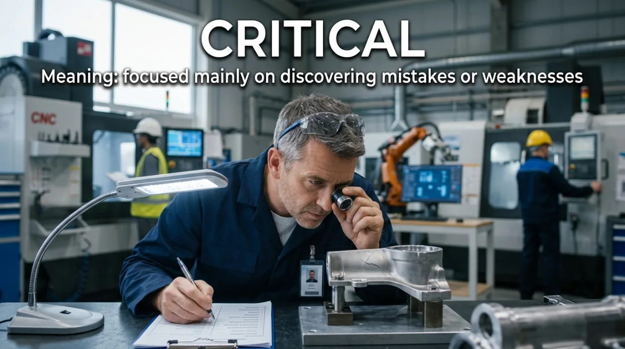 Focused mainly on discovering mistakes or weaknesses.