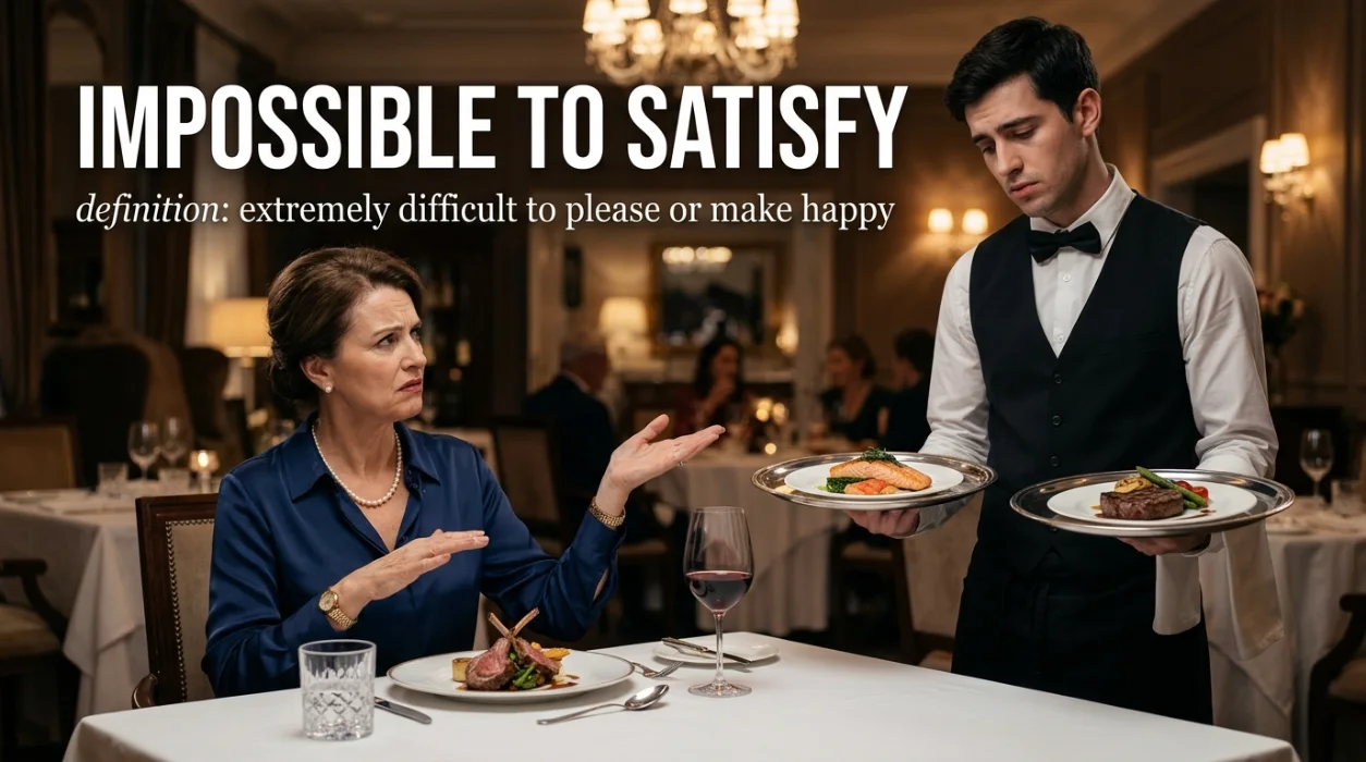Impossible to satisfy.