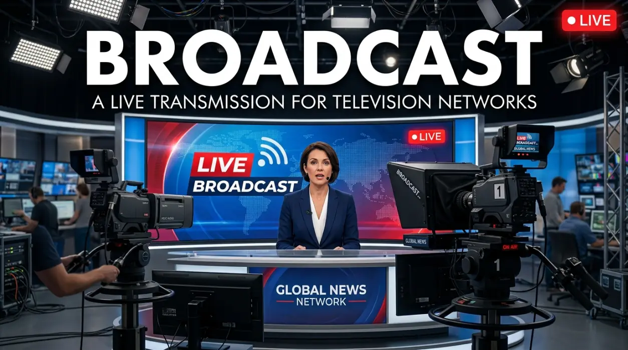 Live feed transmission for television networks.