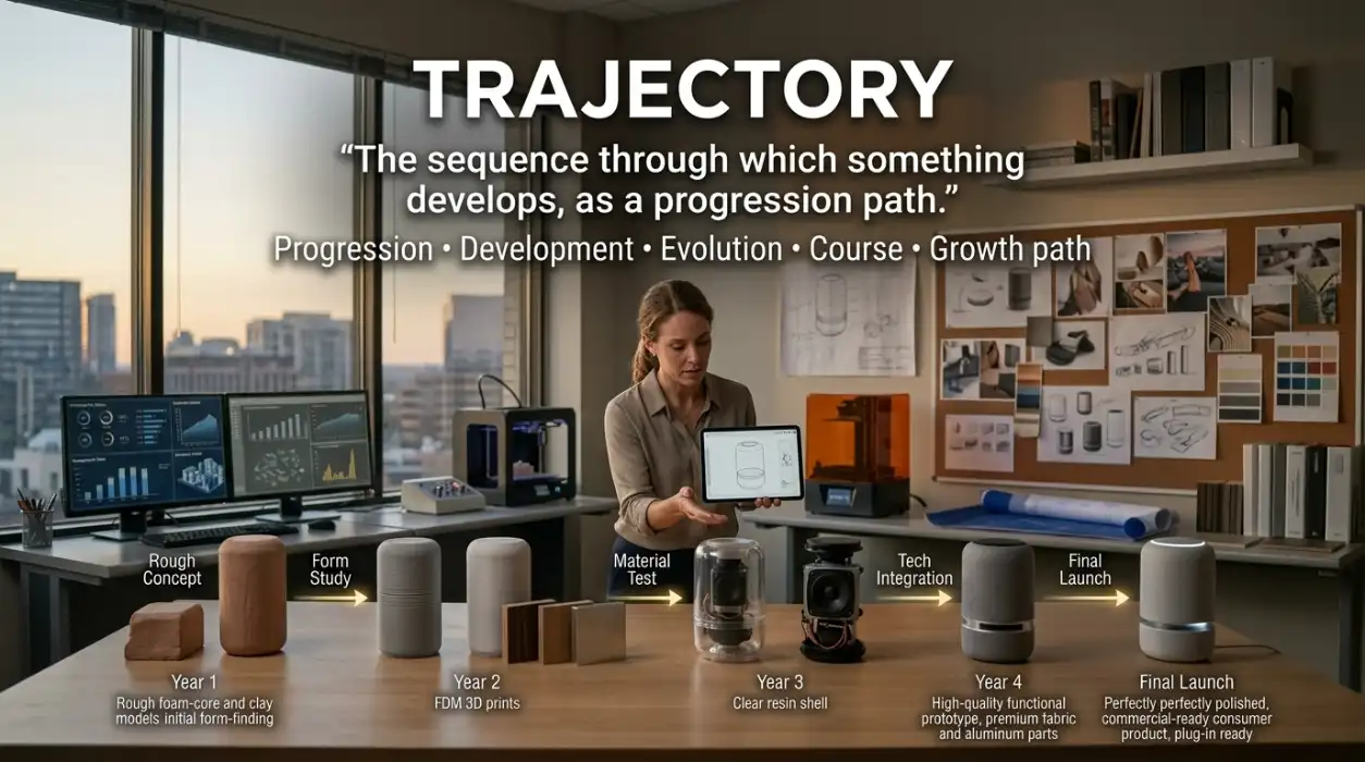 Progression path describes the sequence through which something develops.