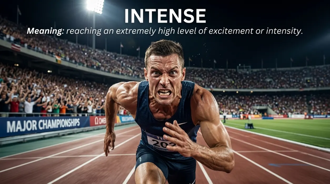 Reaching an extremely high level of excitement or intensity.