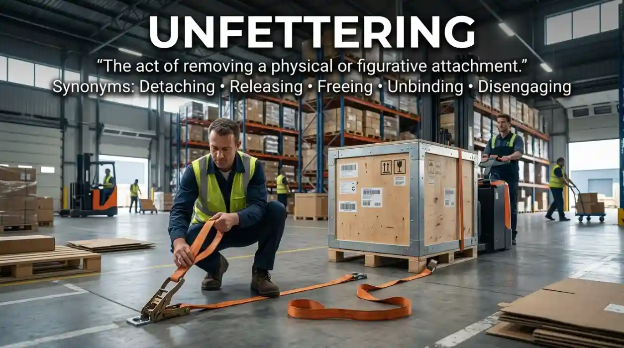  Removing a physical or figurative attachment.