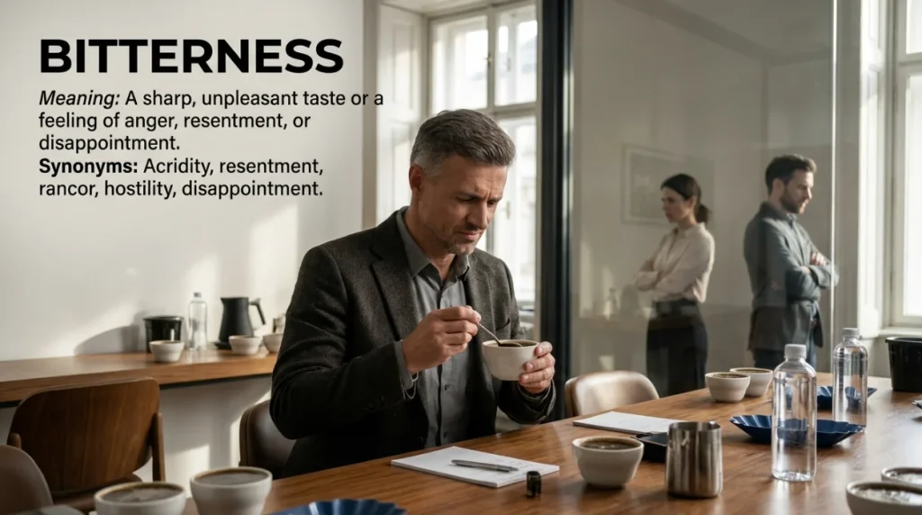 Synonyms for Bitterness