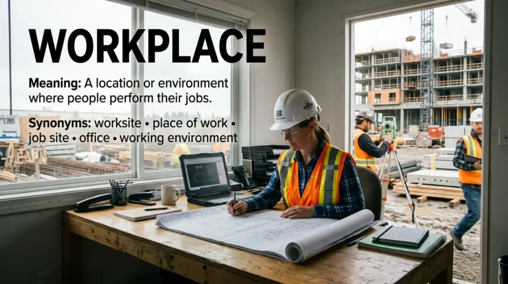 synonym for workplace