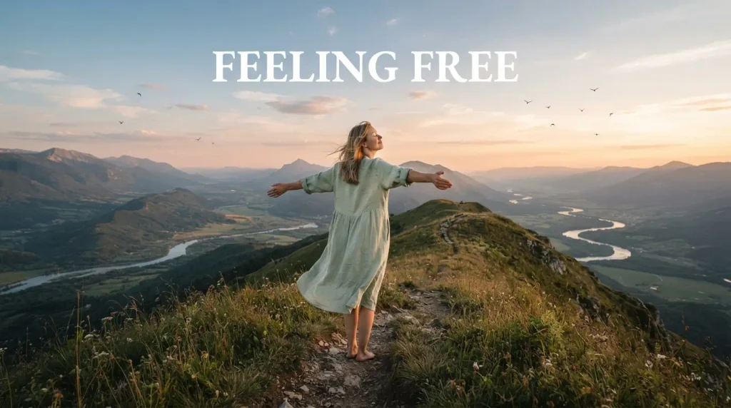 synonyms for feeling free