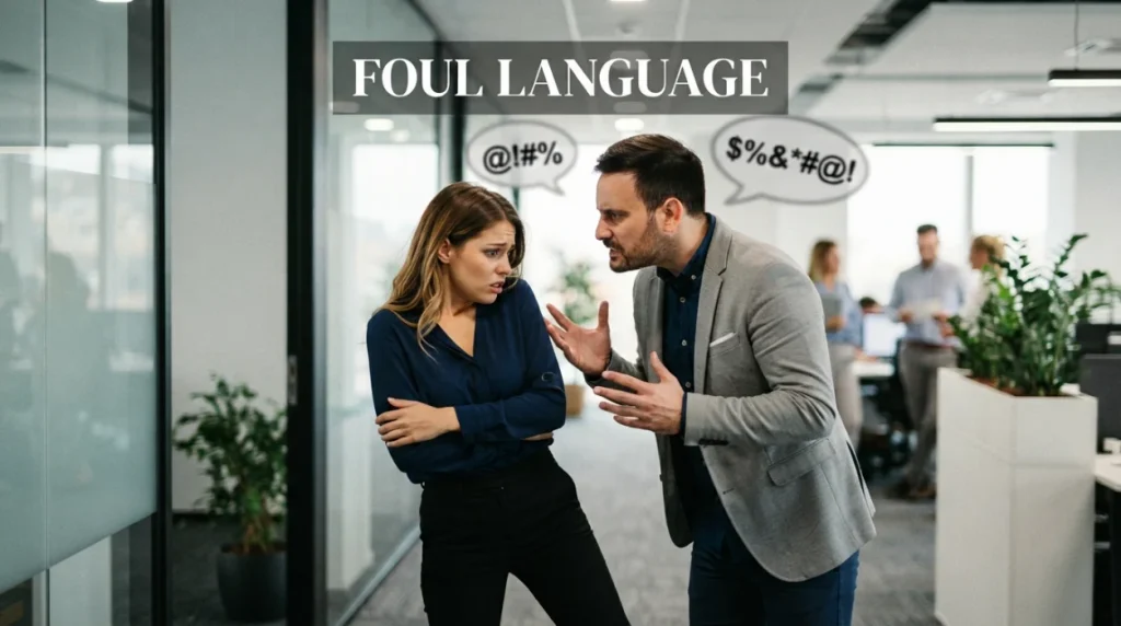 synonyms for foul language