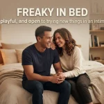 synonyms for freaky in bed