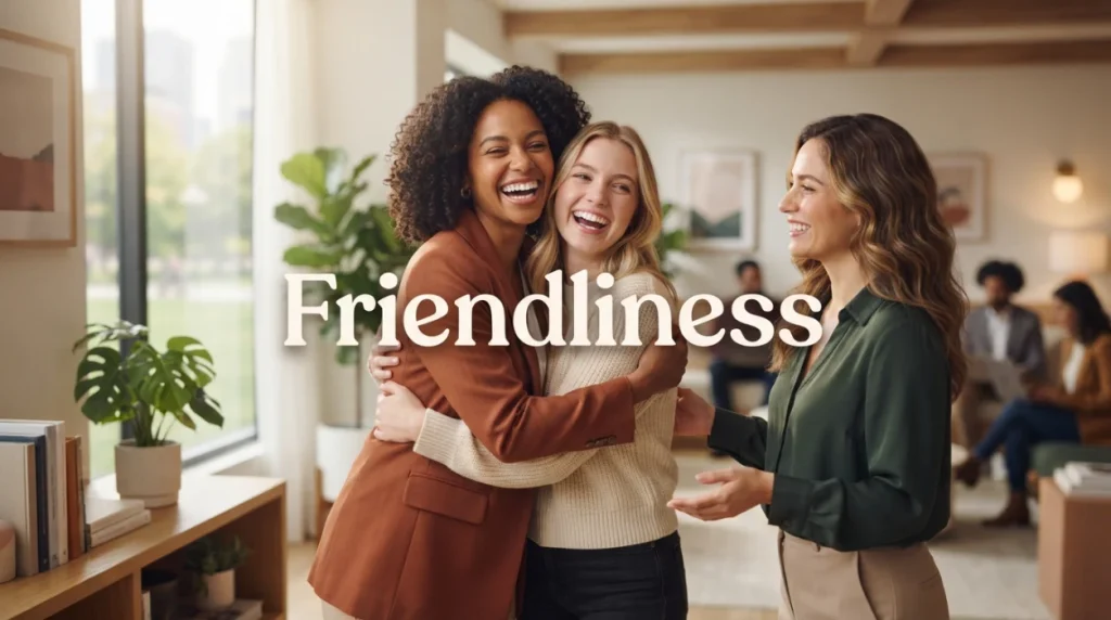 synonyms for friendliness