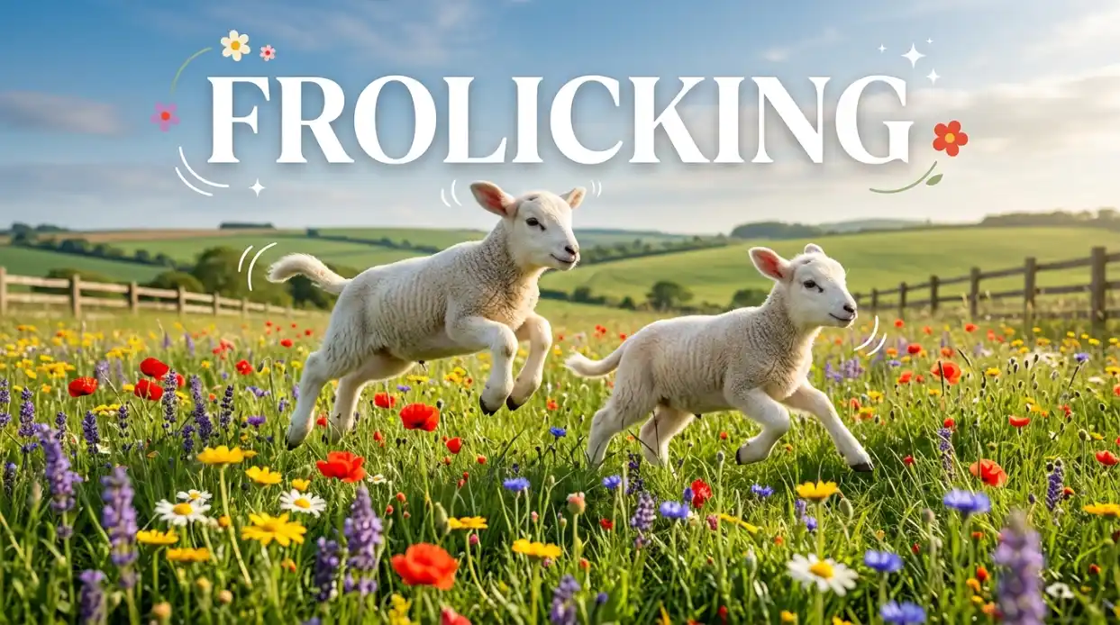 synonyms for frolicking