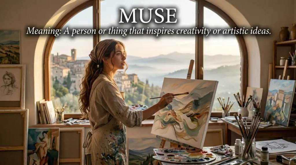 synonyms for muse