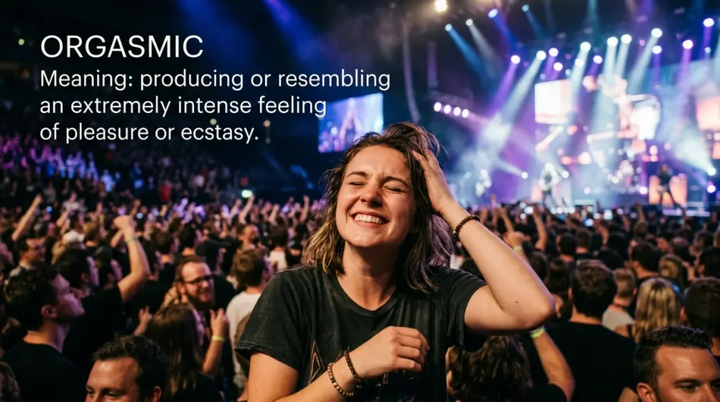synonyms for orgasmic