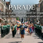 synonyms for parade