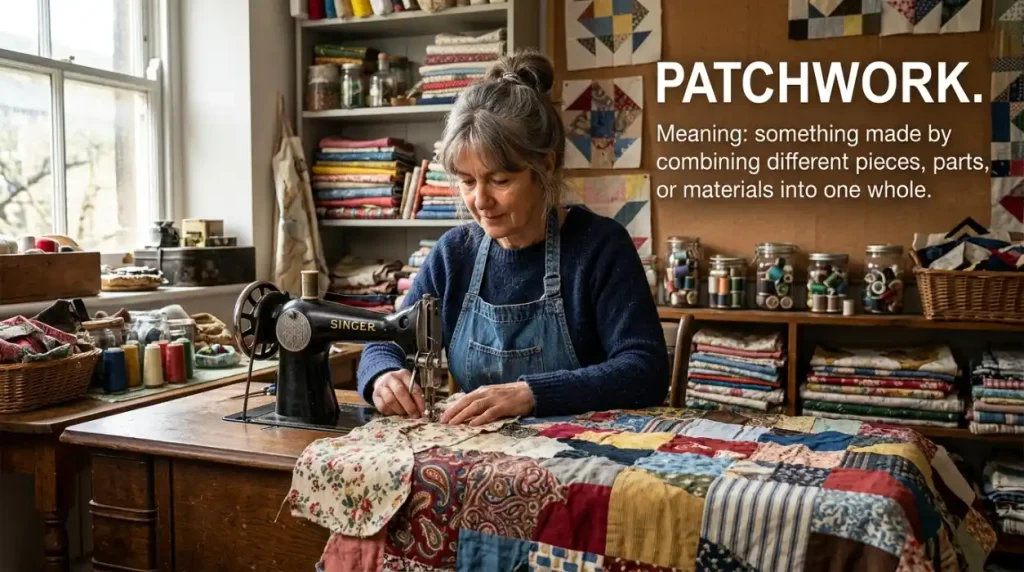 synonyms for patchwork