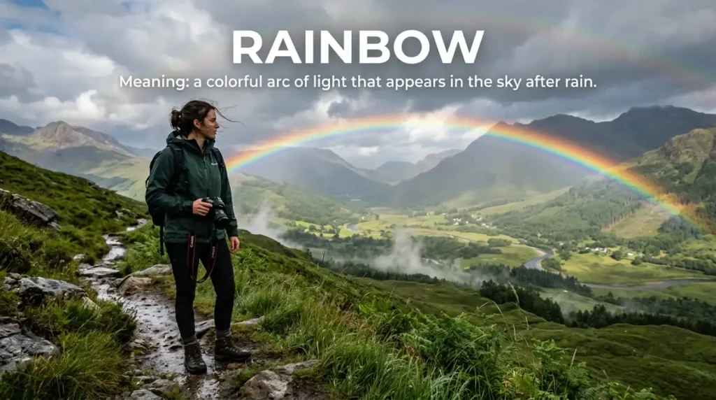 synonyms for rainbow