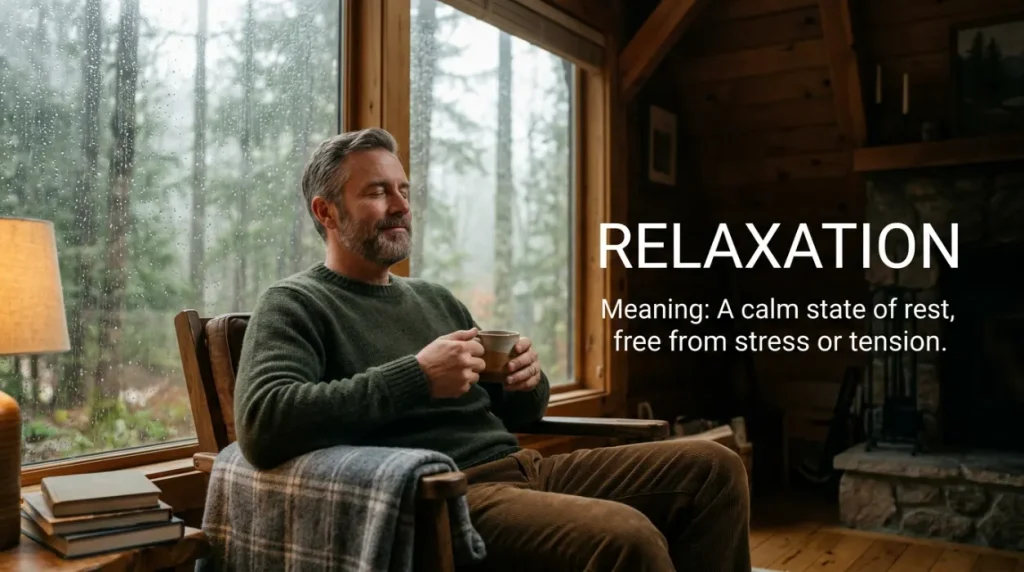 Synonyms for Relaxation: