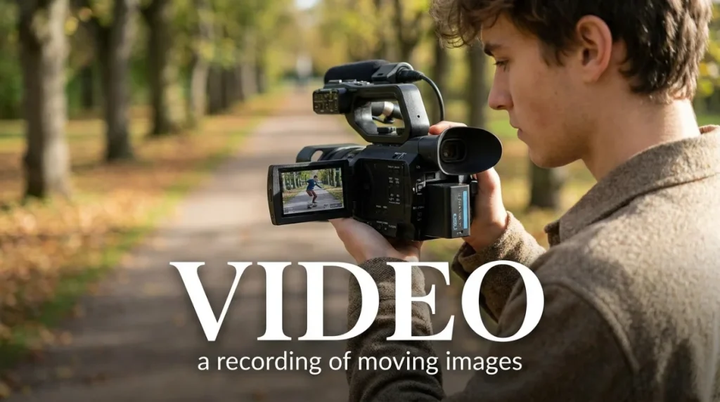 synonyms for video
