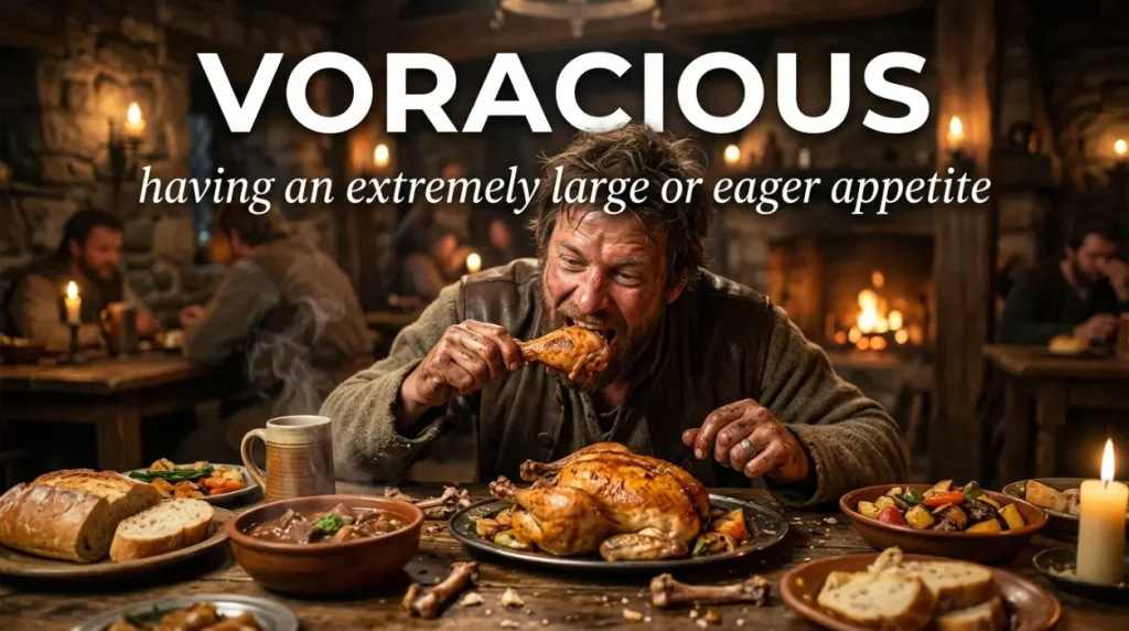 synonyms for voracious