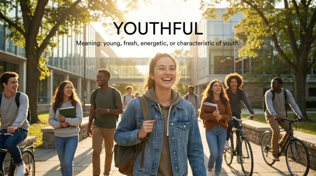 synonyms for youthful
